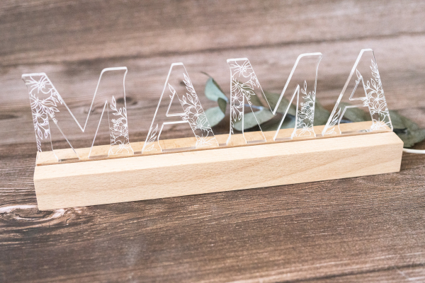 Lampe / Nachtlicht Mama / Papa